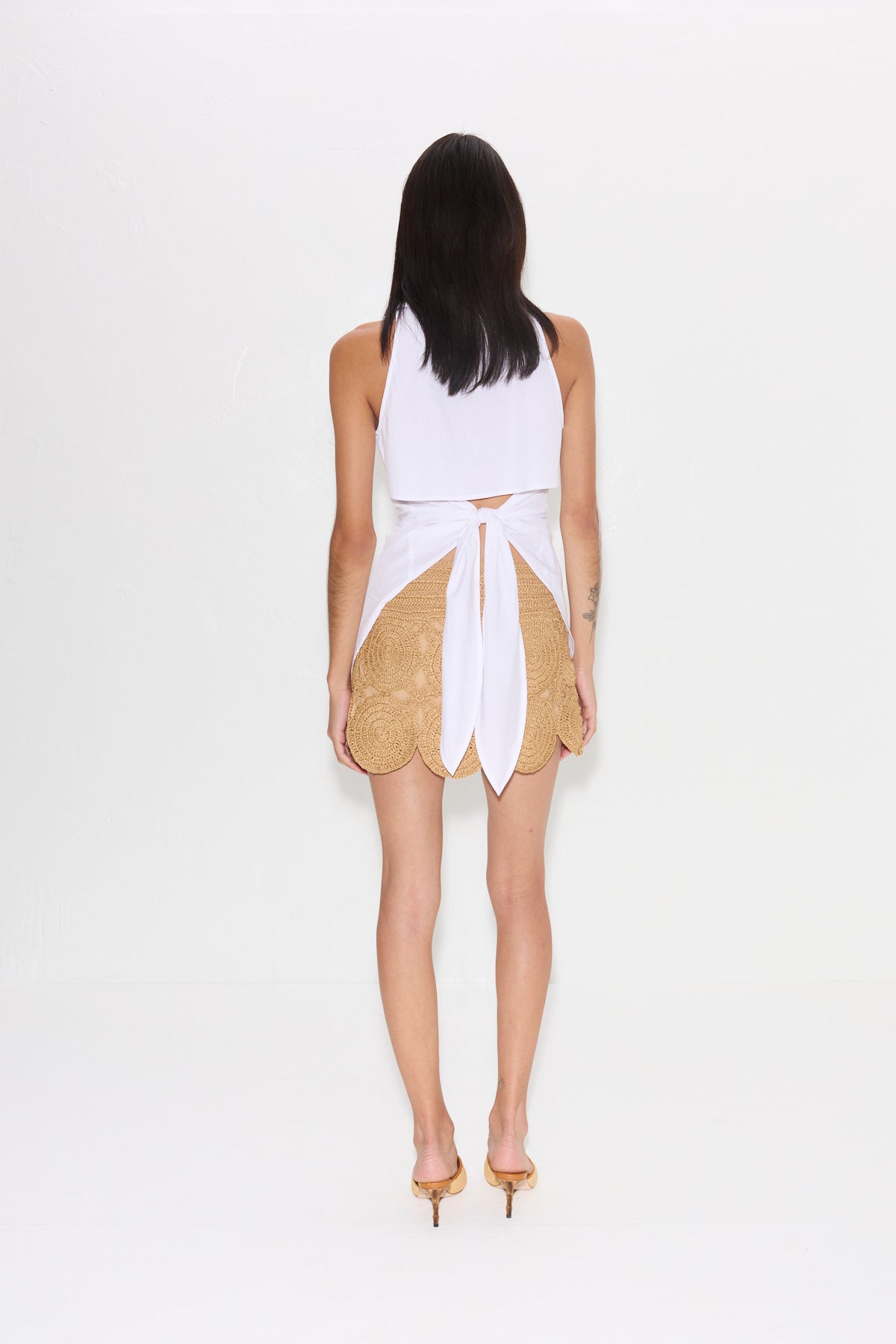 Beep Beep Mini Skirt | Simon Miller NATURAL