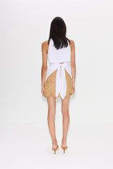 Beep Beep Mini Skirt | Simon Miller NATURAL