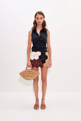 Beep Beep Mini Skirt | Simon Miller Earth Tone Combo