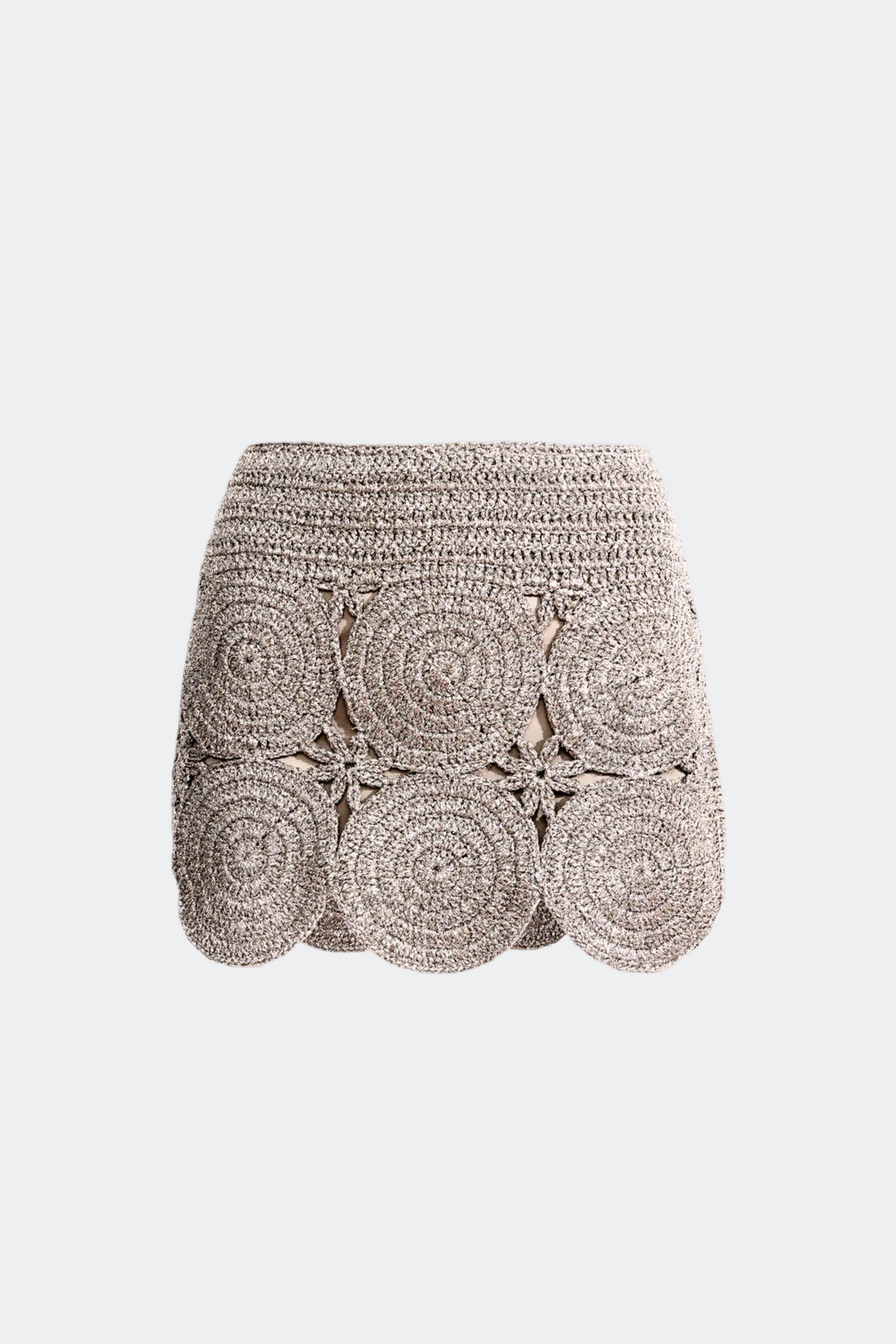 Beep Beep Mini Skirt | Simon Miller SATELLITE SILVER