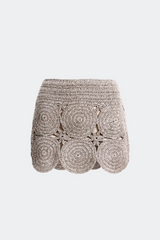 Beep Beep Mini Skirt | Simon Miller SATELLITE SILVER