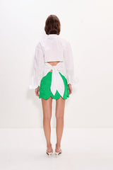 Beep Beep Mini Skirt | Simon Miller GRASS GREEN
