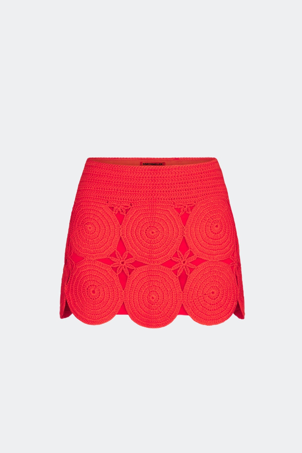 Beep Beep Mini Skirt | Simon Miller CORAL RED