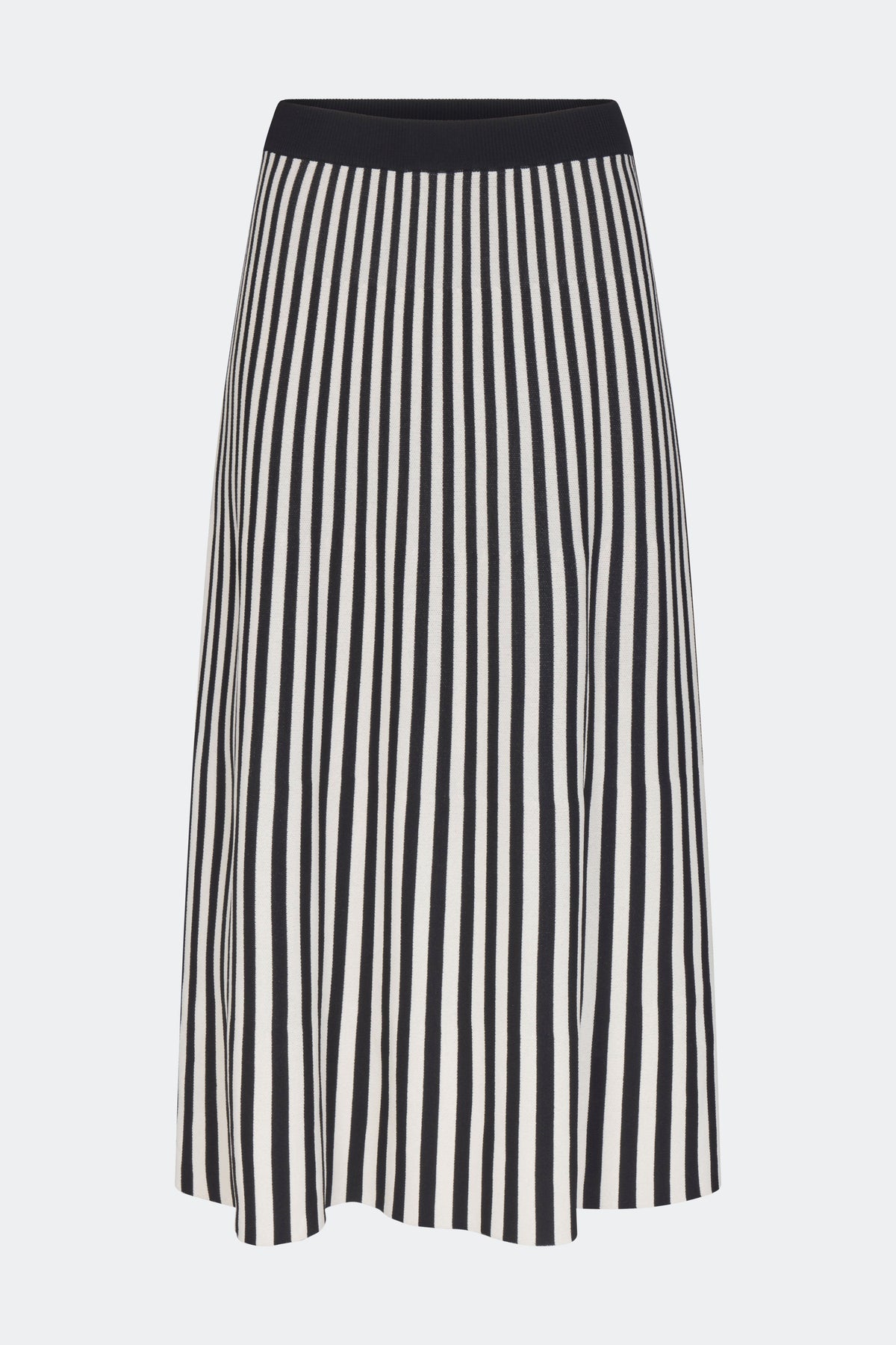 Clancy Knit Maxi Skirt | Simon Miller Black/White Stripe