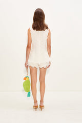Isa Eyelet Short | Simon Miller Macadamia