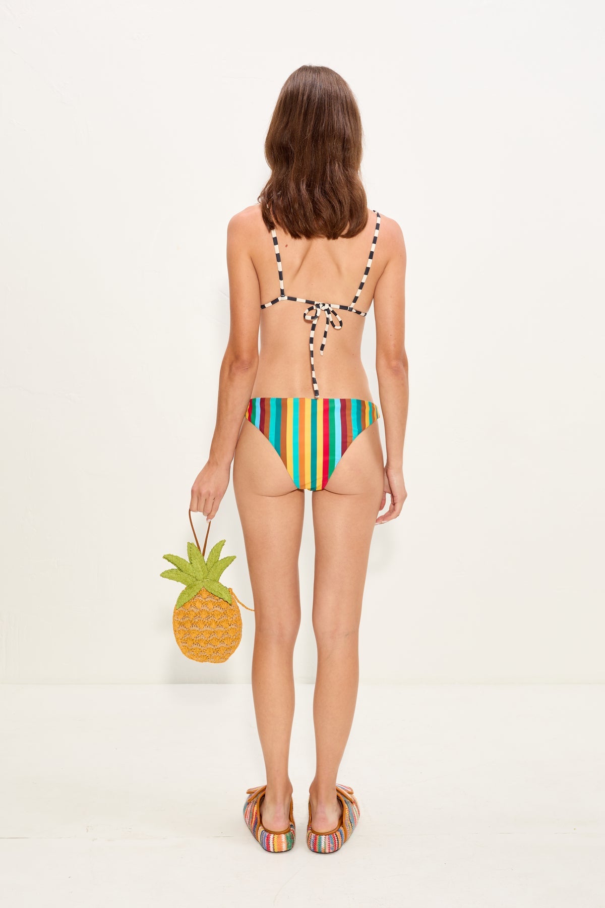 Bwai Bikini Bottom | Simon Miller Vibrant Multi Stripe