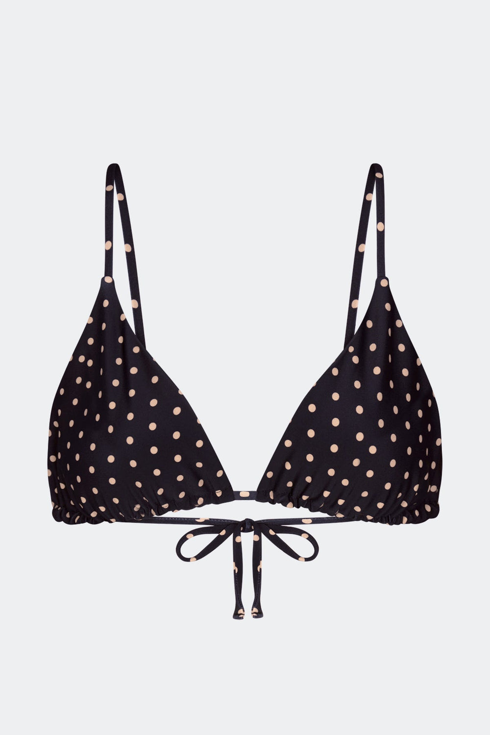 Bwai Bikini Top | Simon Miller Black/Tan Polka Dot