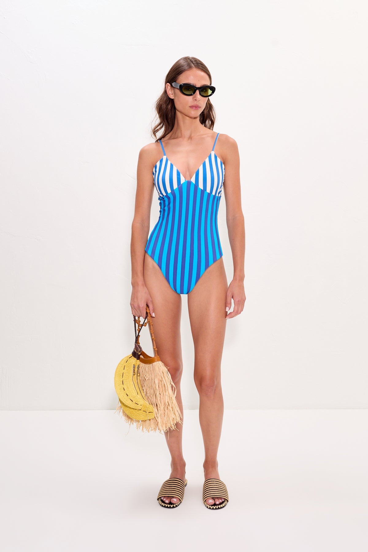 Behati One Piece | Simon Miller Tonal Blue Combo