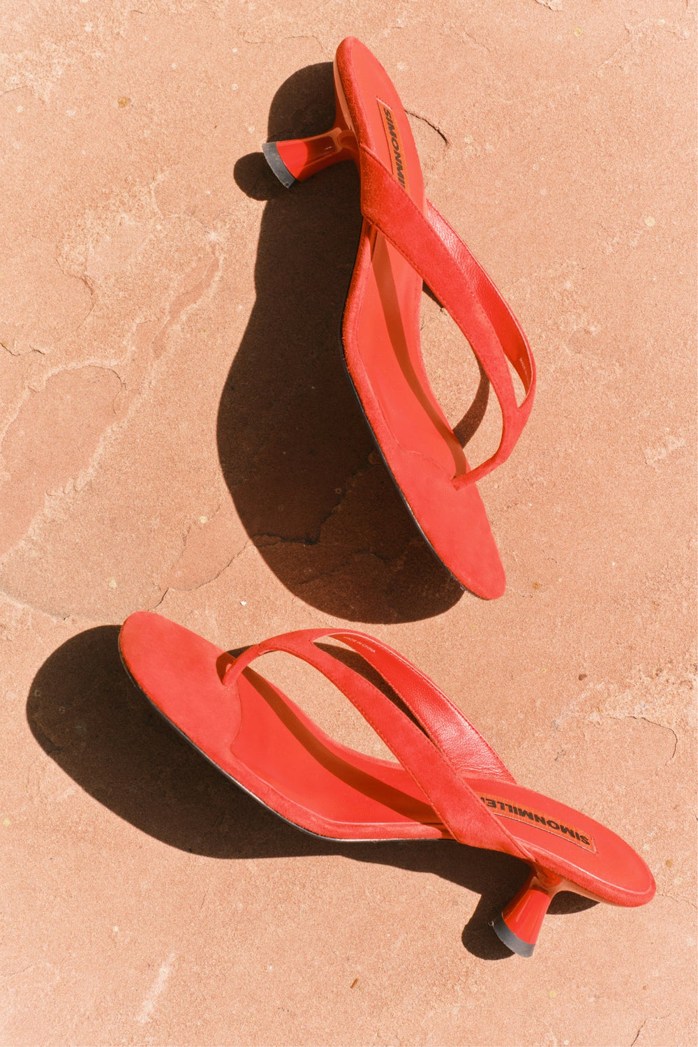 Suede Beep Thong | Simon Miller Lucky Red