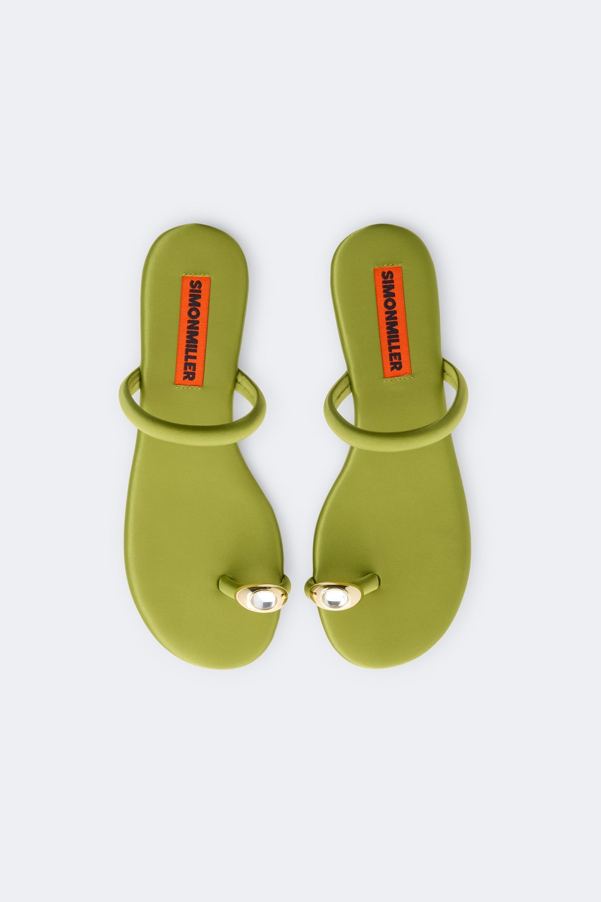 Pipe Sandal | Simon Miller Moss Green/Clear