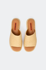 Raffia Cloudy Platform | Simon Miller NATURAL