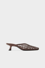 Knotted Gala Mule | Simon Miller CHOCOLATE