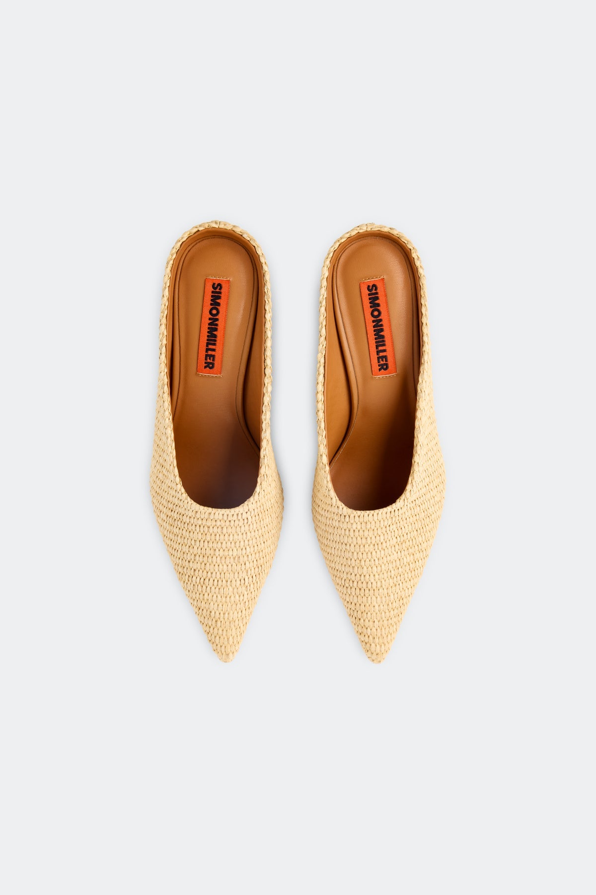 Raffia Gala Wedge | Simon Miller Natural