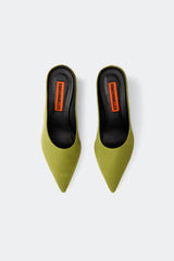 Satin Pointed Gala Wedge | Simon Miller Moss