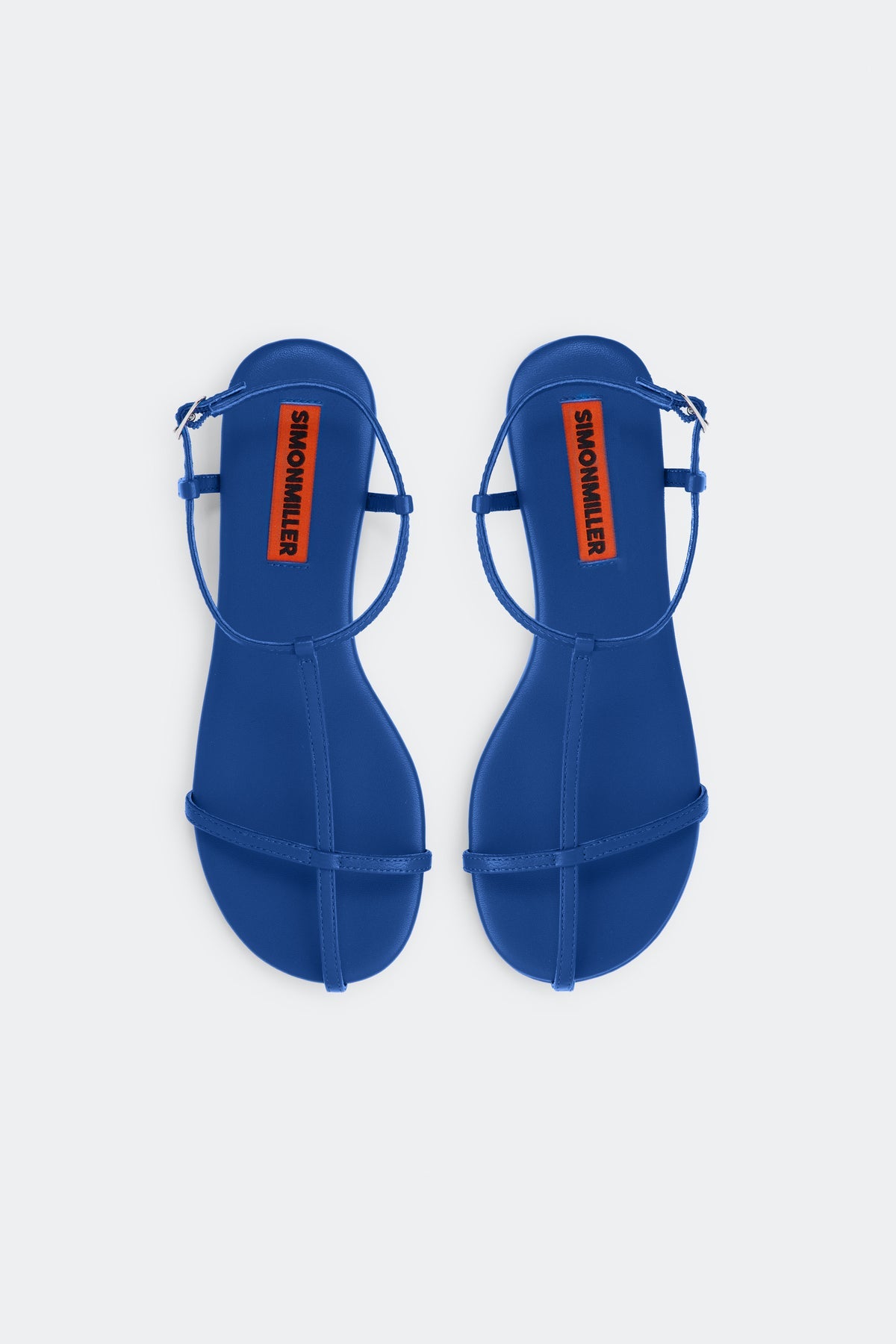 Cage Flat Sandal | Simon Miller Blue