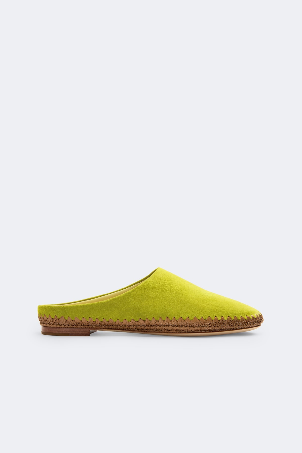 Riad Slipper | Simon Miller Moss Green/Natural