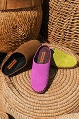 Riad Slipper | Simon Miller Moss Green/Natural