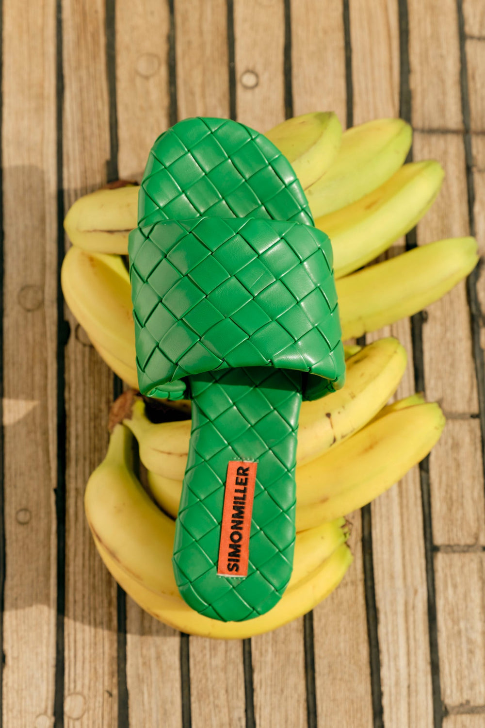 Woven Salerno Sandal | Simon Miller Gummy Green