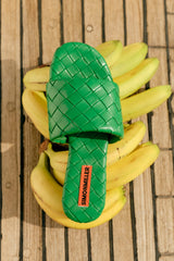 Woven Salerno Sandal | Simon Miller Gummy Green