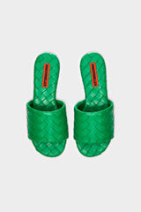 Woven Salerno Sandal | Simon Miller Gummy Green
