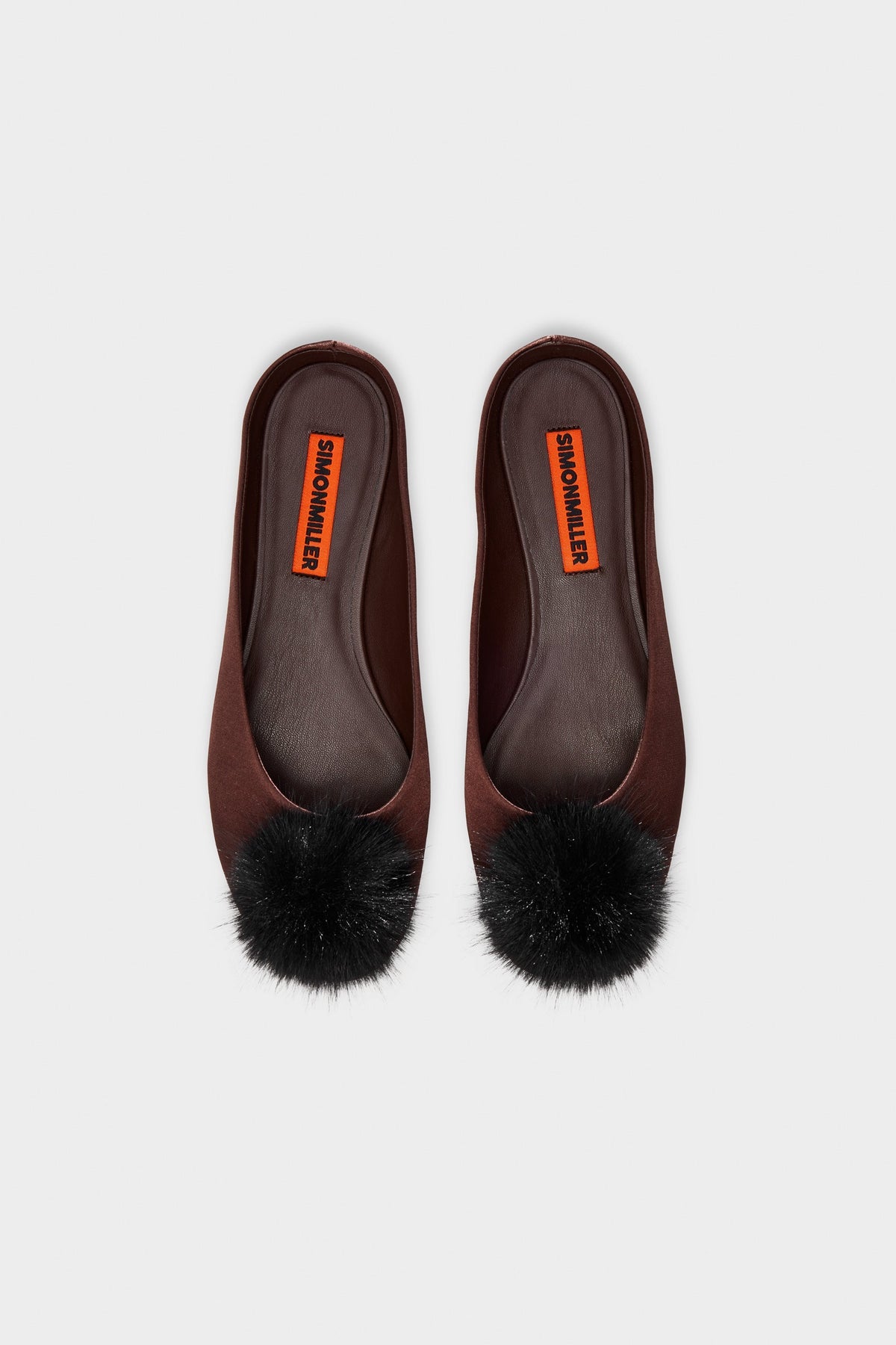 Pom Pom Riad Mule | Simon Miller Espresso