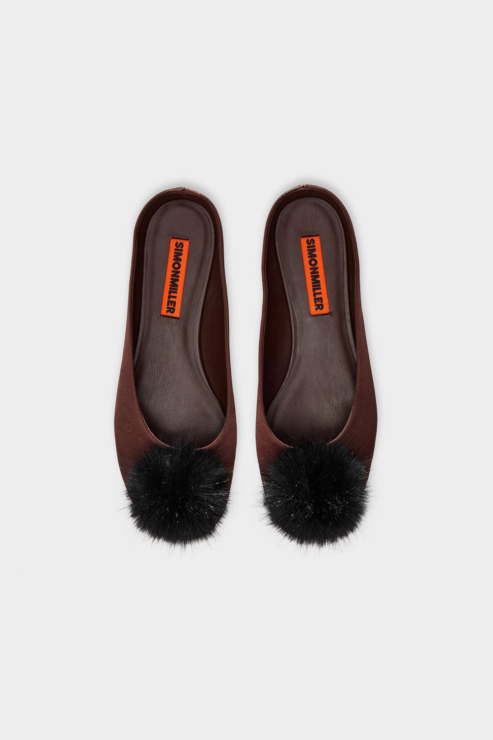 Pom Pom Riad Mule | Simon Miller Espresso