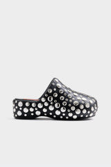 Studded Bubble Clog | Simon Miller BLACK/SILVER