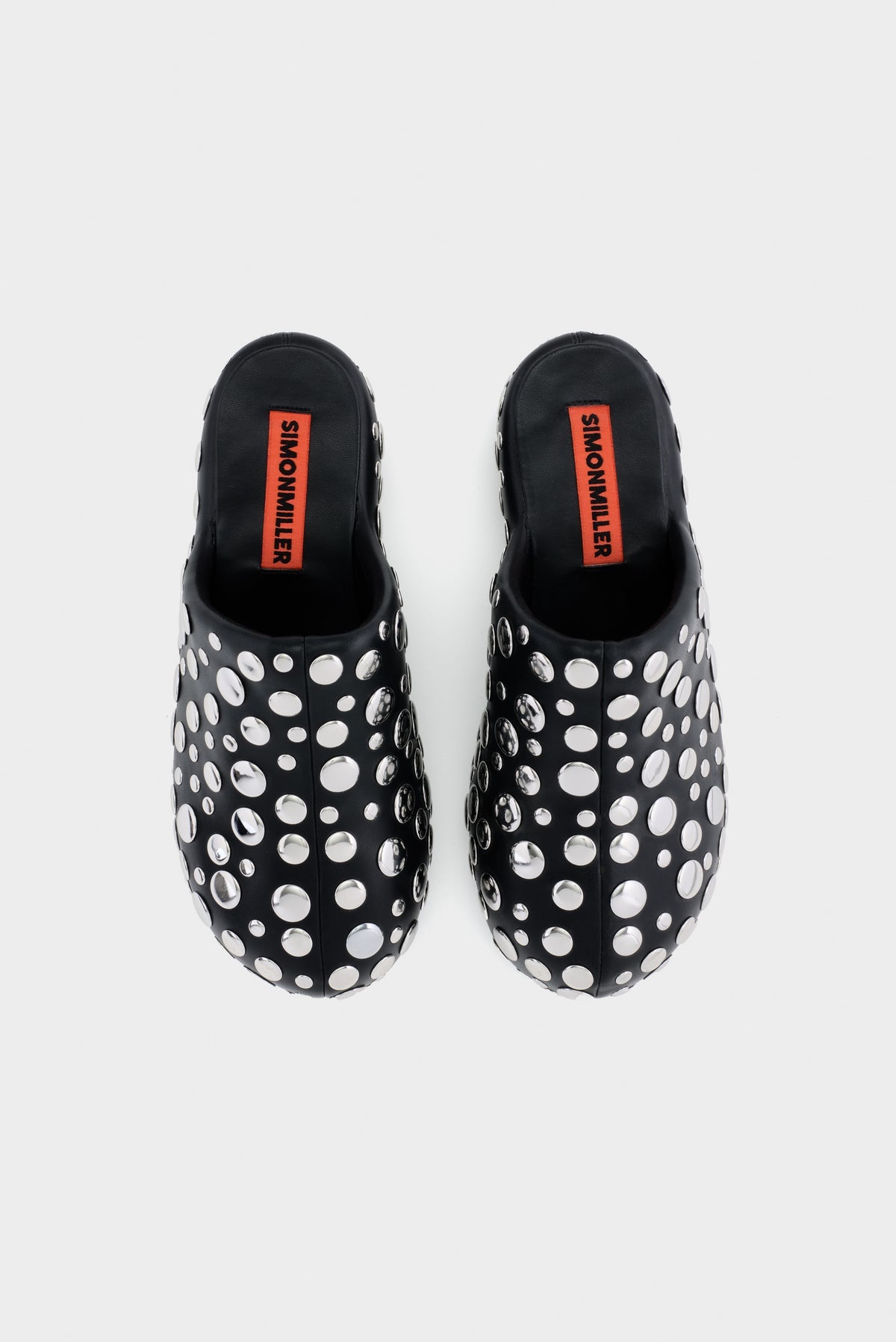 Studded Bubble Clog | Simon Miller BLACK/SILVER