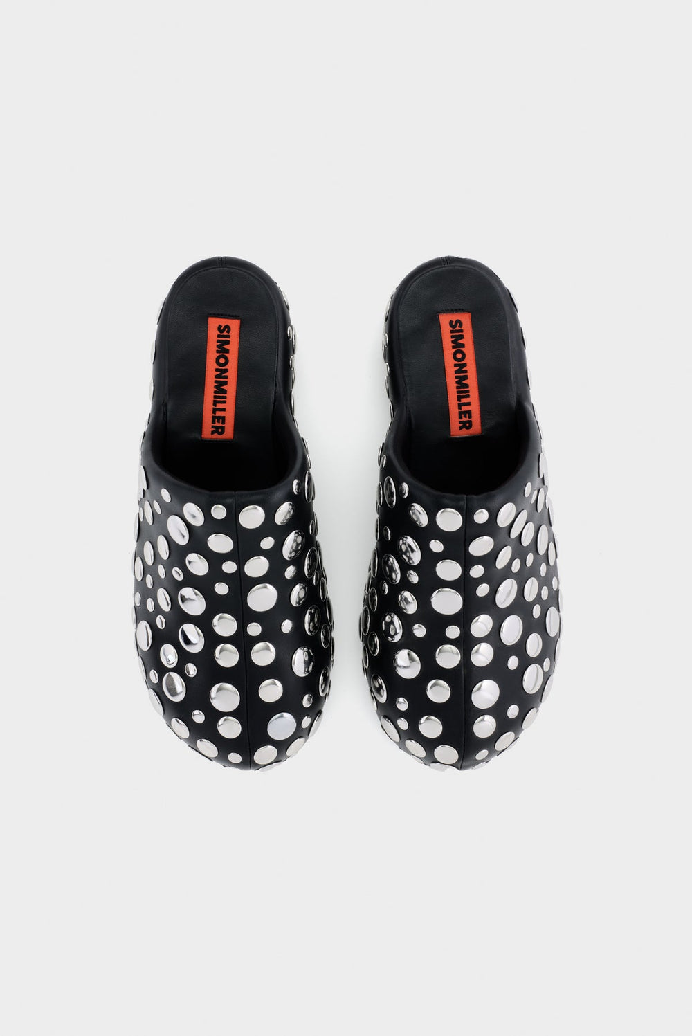 Studded Bubble Clog | Simon Miller BLACK/SILVER
