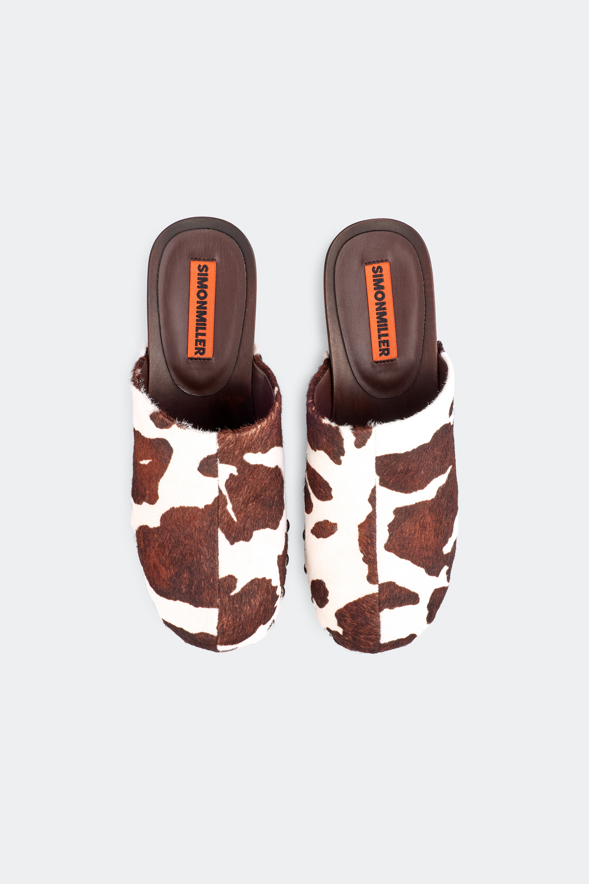 Rio Wood Clog | Simon Miller Cow Print