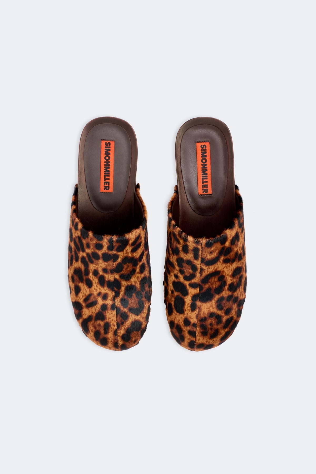 Rio Wood Clog | Simon Miller CHOCO BROWN/LEOPARD