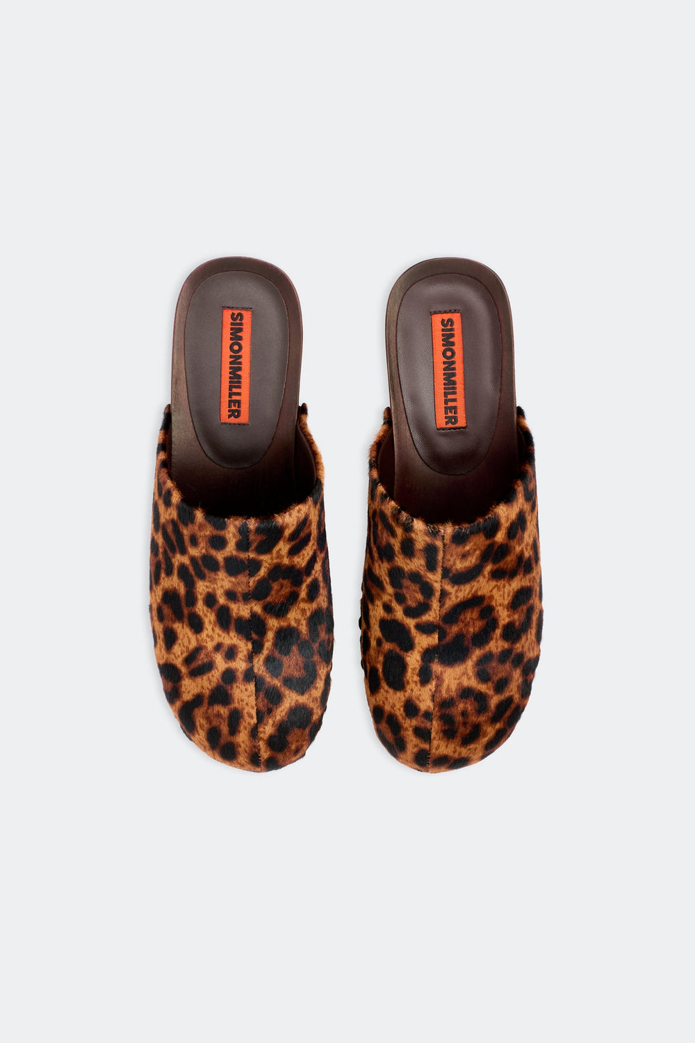 Rio Wood Clog | Simon Miller CHOCO BROWN/LEOPARD