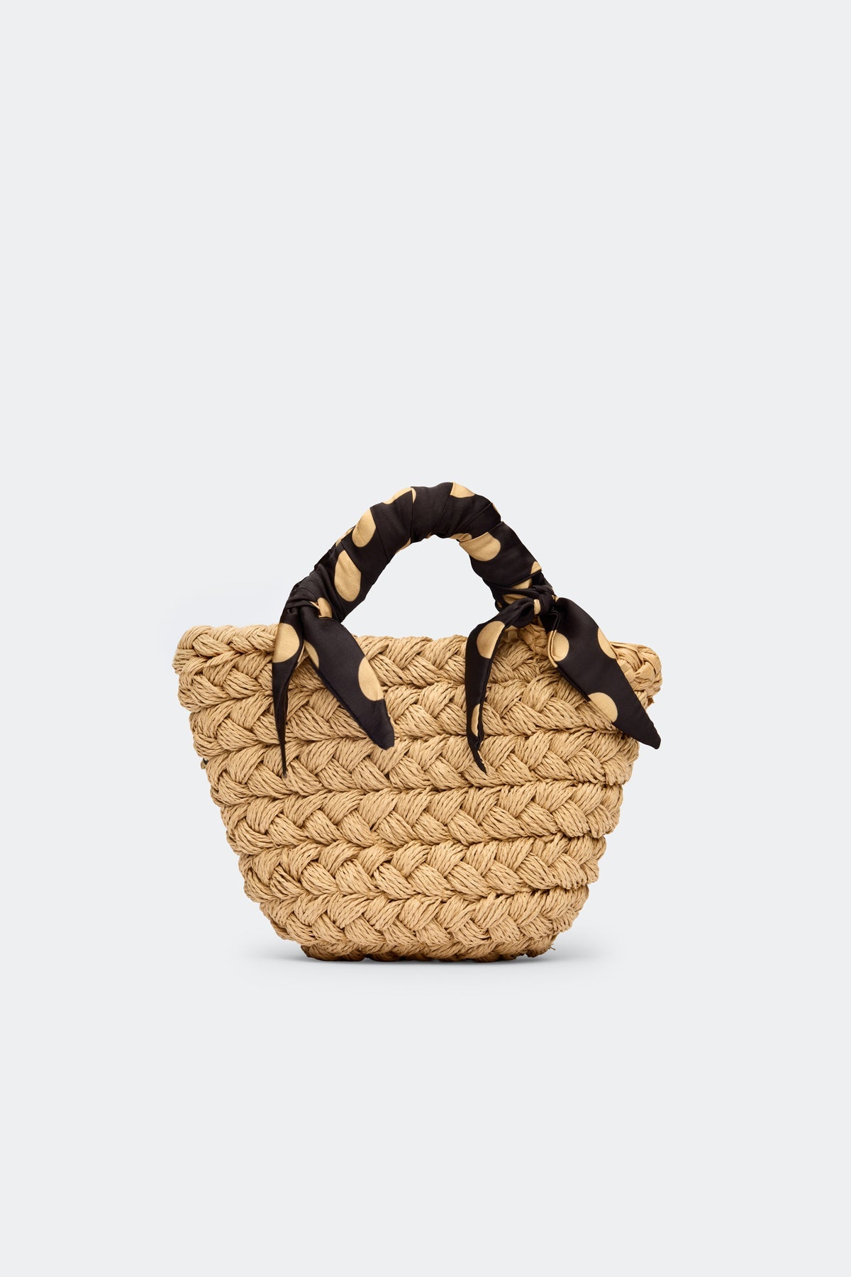 Twilly Basket Bag | Simon Miller Polka Dot/Natural