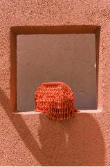 Beaded Drop Clutch | Simon Miller Orange