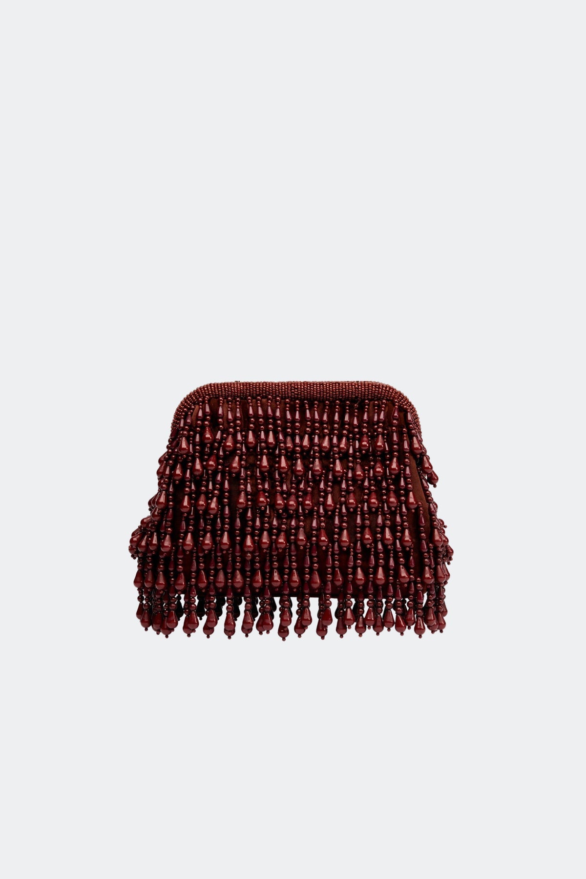 Beaded Drop Clutch | Simon Miller Chocolate