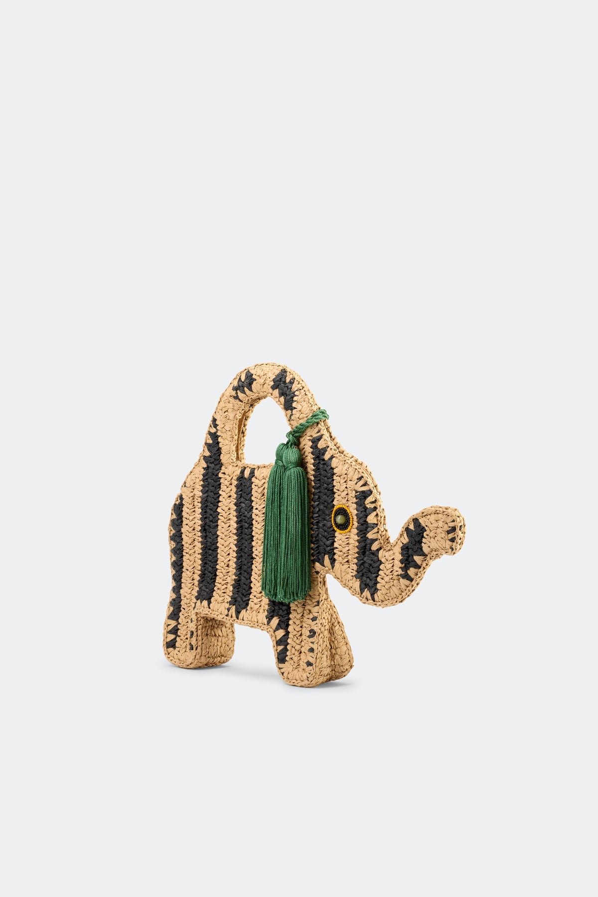 Elephant Bag | Simon Miller Black/Natural Stripe