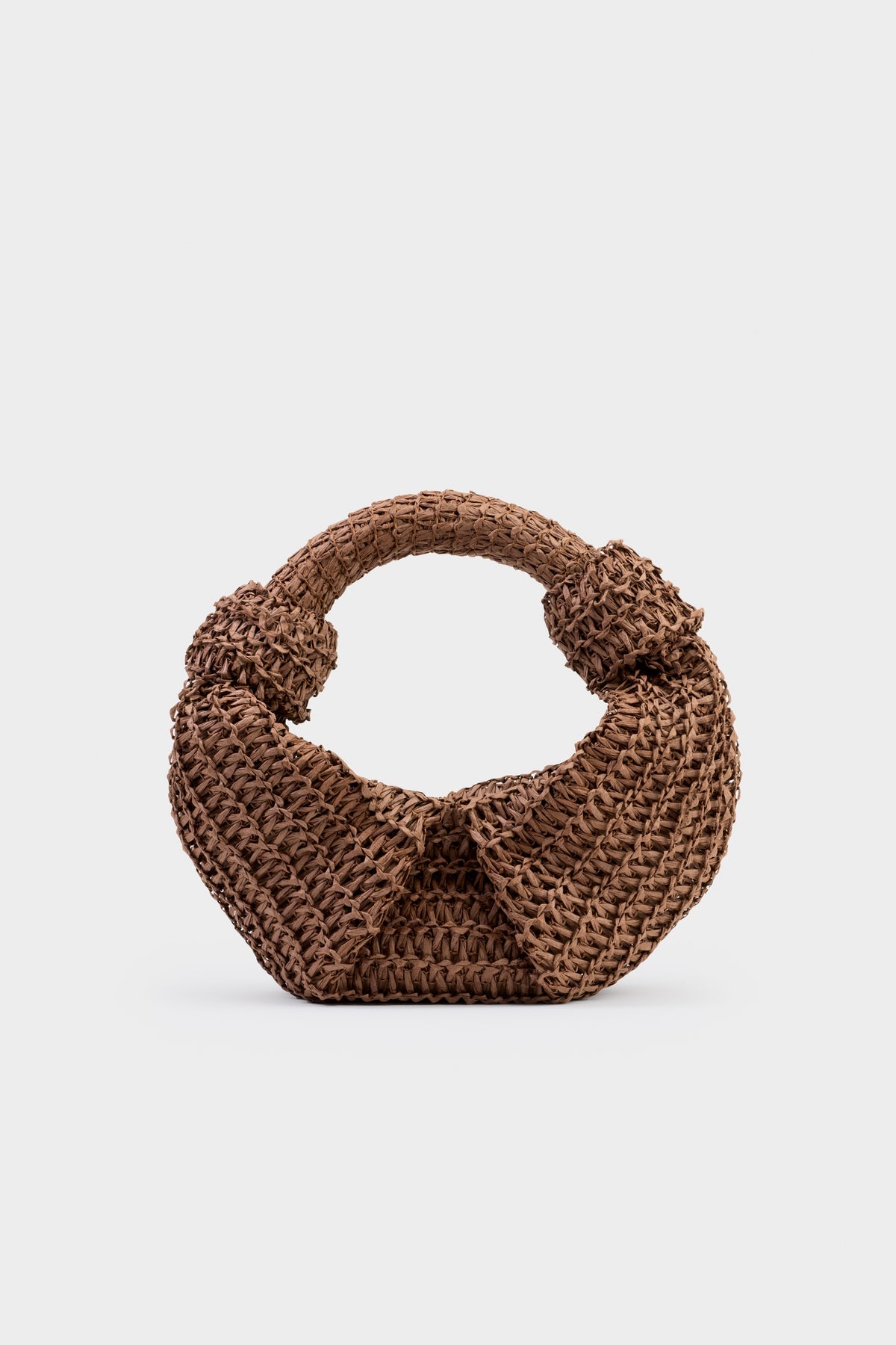 SIMONMILLER Raffia Lopsy Bag | Simon Miller CHOCOLATE