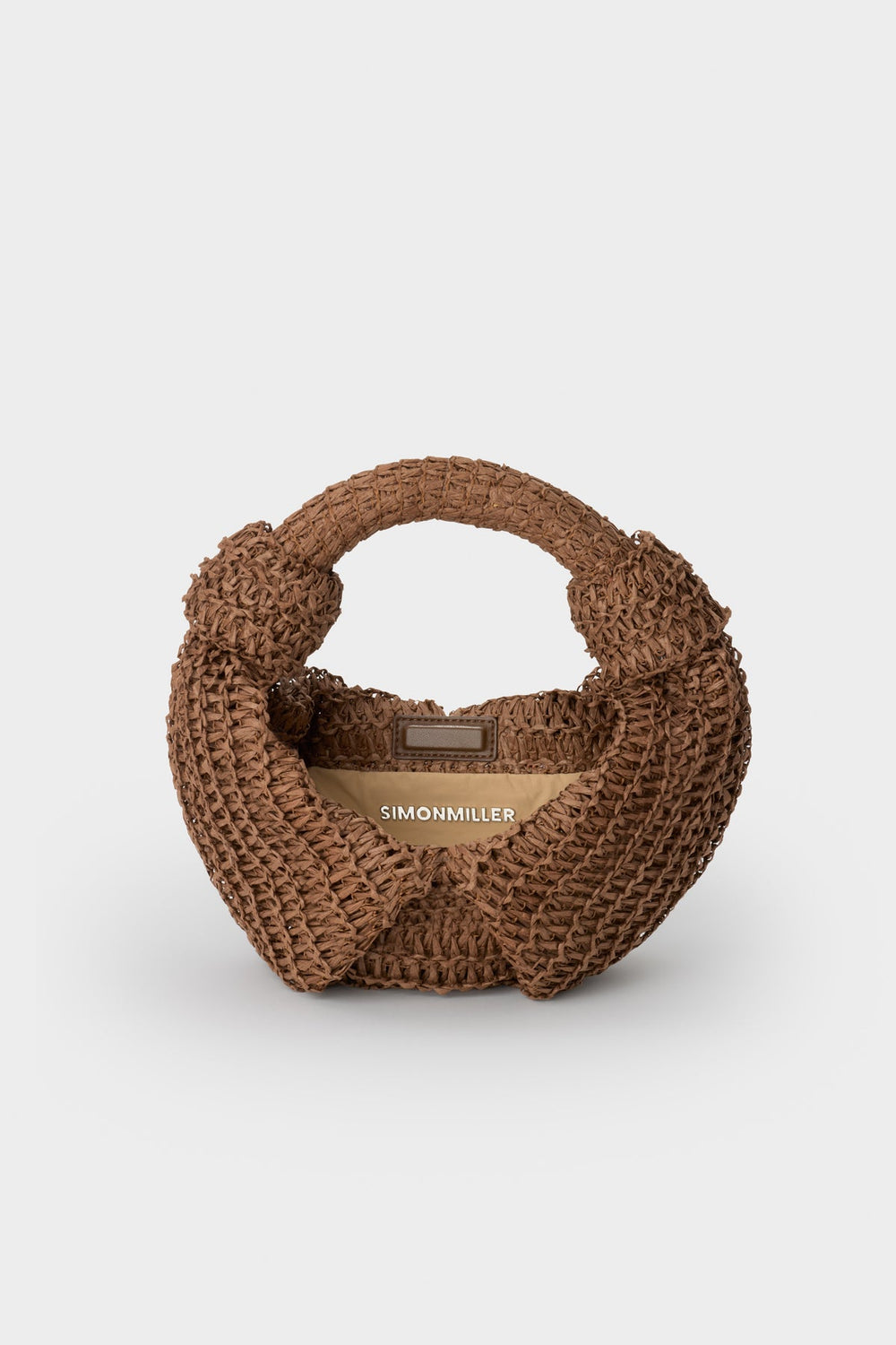 SIMONMILLER Raffia Lopsy Bag | Simon Miller CHOCOLATE