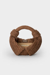 SIMONMILLER Raffia Lopsy Bag | Simon Miller CHOCOLATE