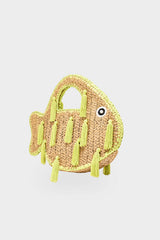 Tassel Fish Bag | Simon Miller Natural/Lime