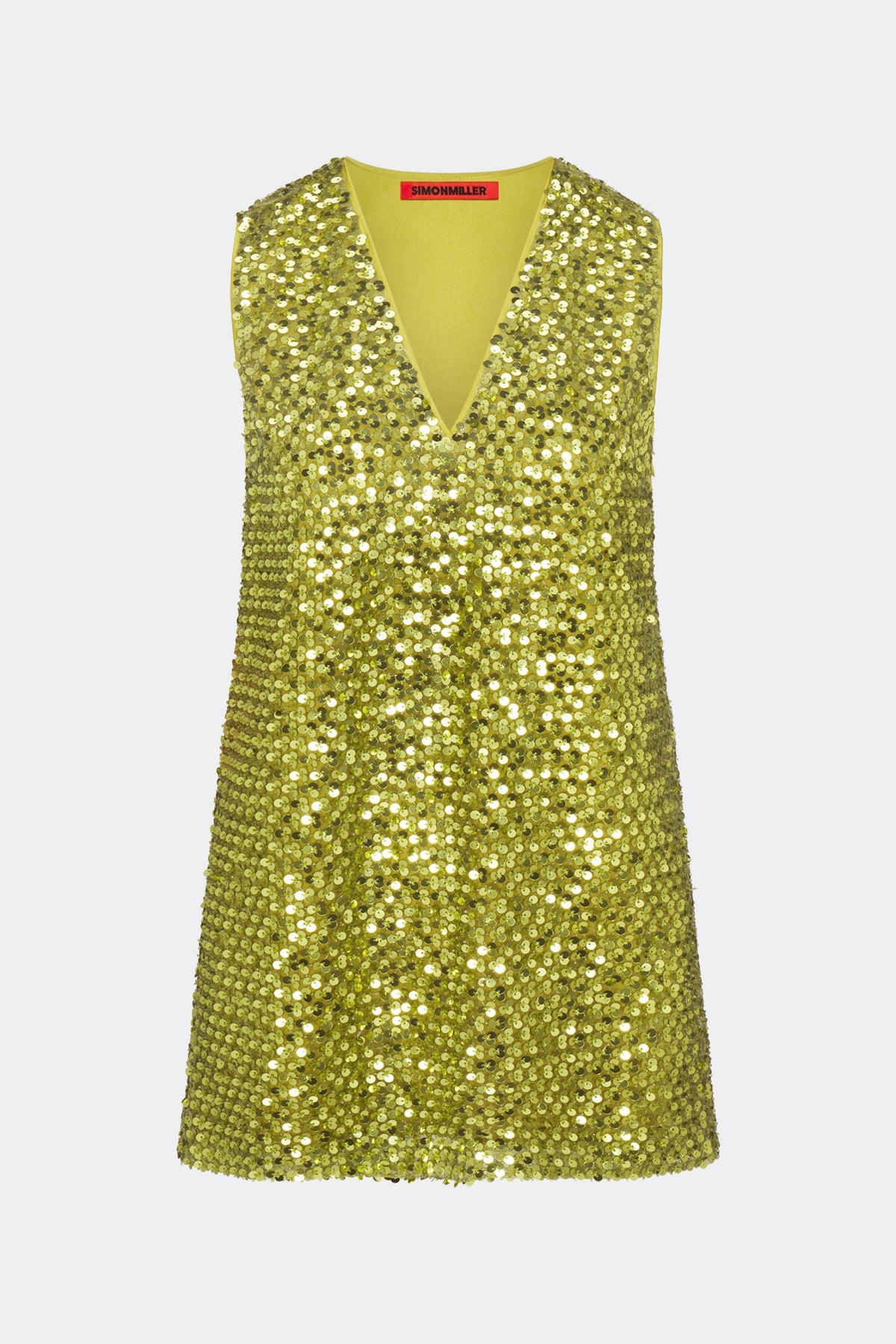 Fountain Sequin Dress | Simon Miller Metallic Pear