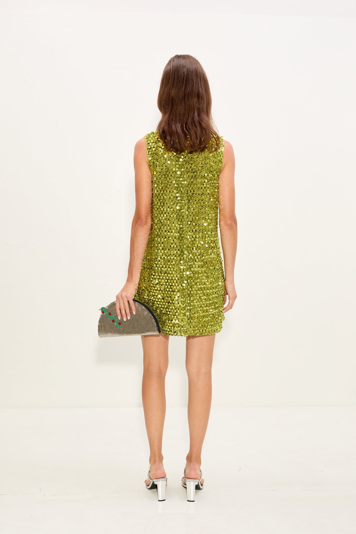 Fountain Sequin Dress | Simon Miller Metallic Pear