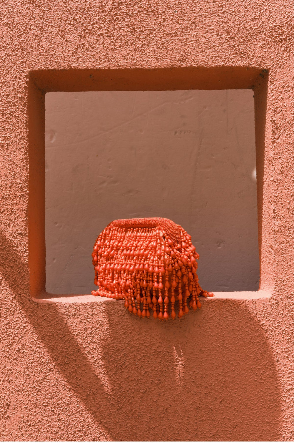 Beaded Drop Clutch | Simon Miller Orange