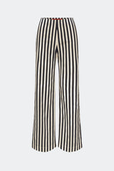 Pia Poplin Pant | Simon Miller BLACK/WHITE STRIPE