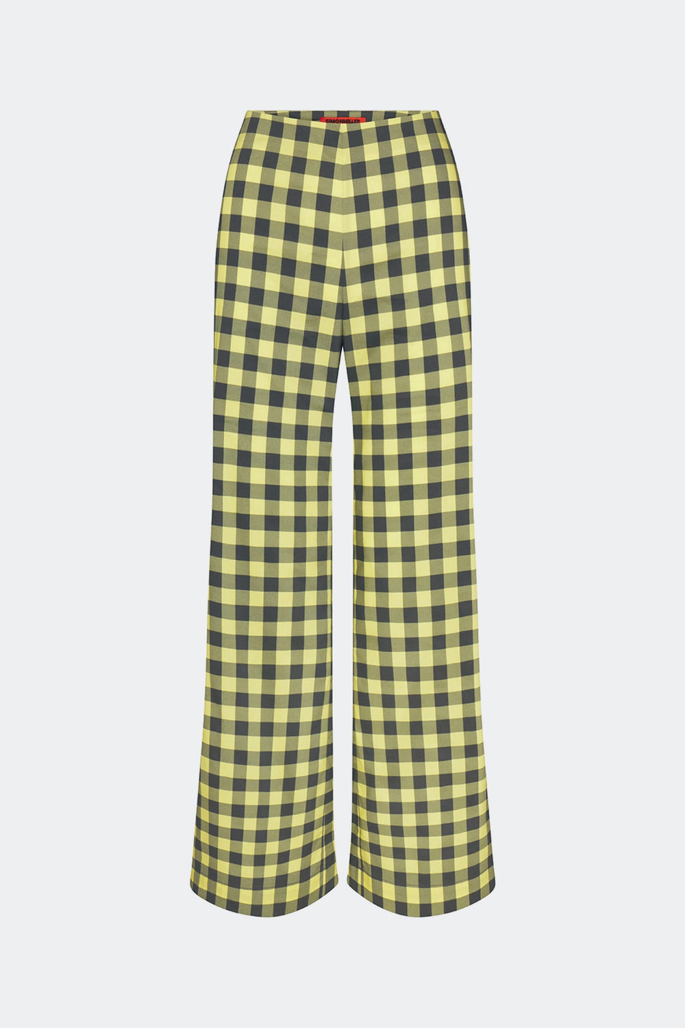 Pia Poplin Pant | Simon Miller Peridot/Ebony Gingham