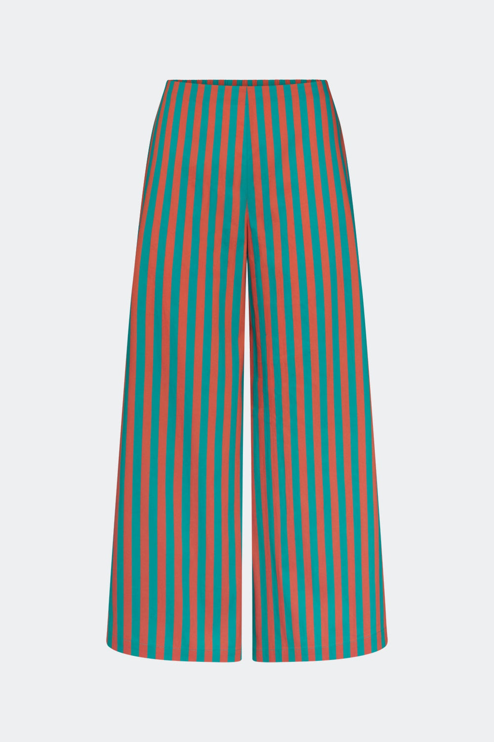 Toni Poplin Pant | Simon Miller Teal/Brick Stripe