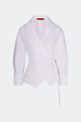 Anya Poplin Wrap Top | Simon Miller Macadamia