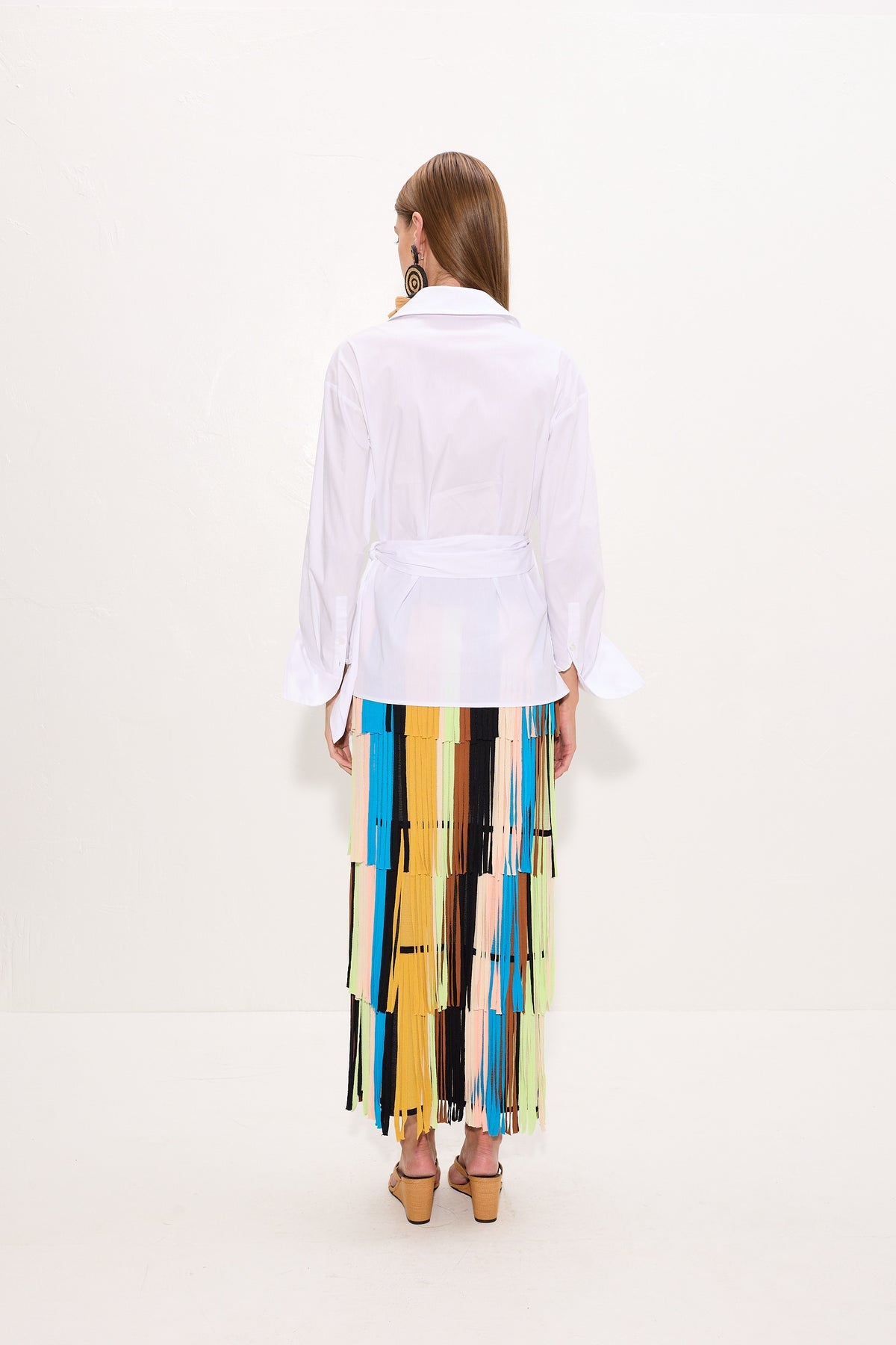 Anya Poplin Wrap Top | Simon Miller Macadamia