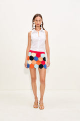 Beep Beep Mini Skirt | Simon Miller Confetti