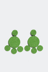 Simon Miller Raffia Deco Earring | Simon Miller Gummy Green
